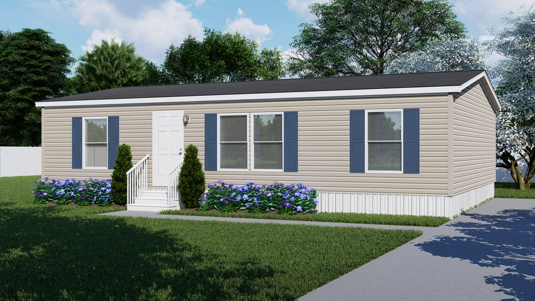 The ZIRCON Exterior. This Manufactured Mobile Home features 3 bedrooms and 2 baths.