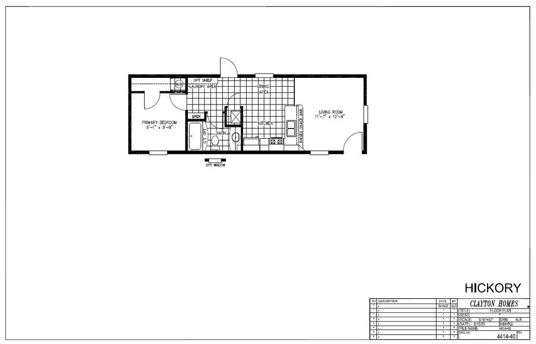 The ROTHROCK 4414-40 Floor Plan